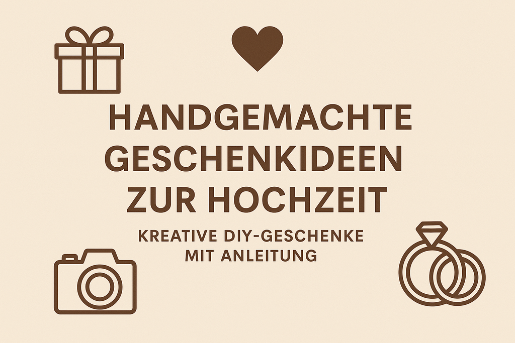 Handgemachte Geschenkideen zur Hochzeit