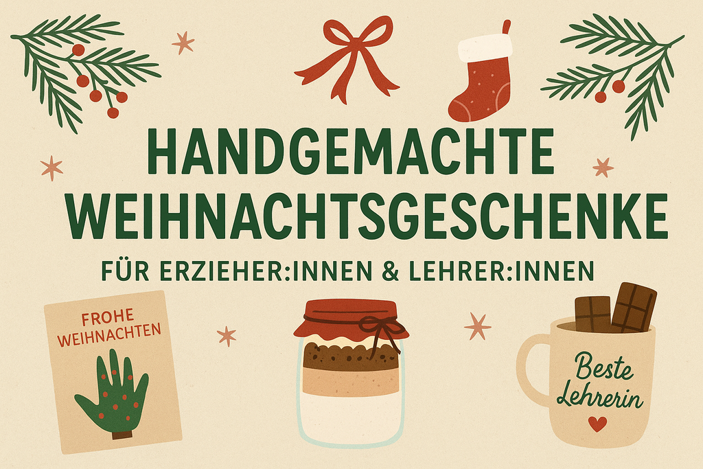 Handgemachte Weihnachtsgeschenke für Erzieher:innen und Lehrer:innen 🎄✨