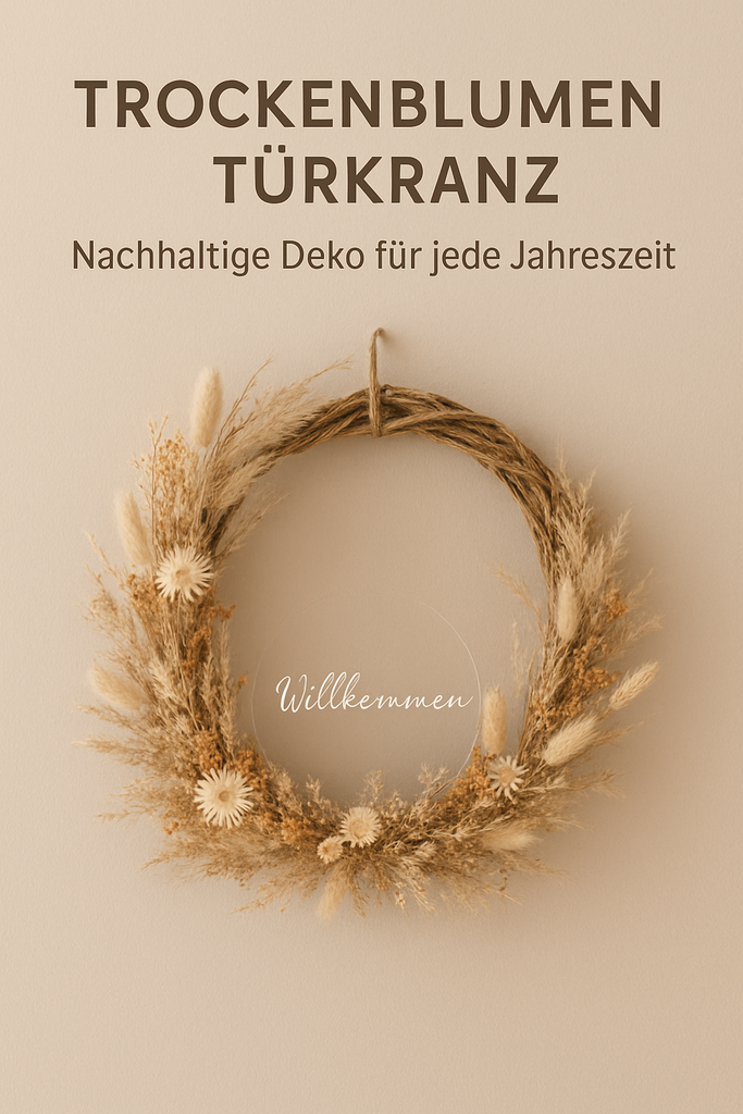 Trockenblumen Türkranz kaufen – nachhaltig, handgemacht & personalisierbar 🌸