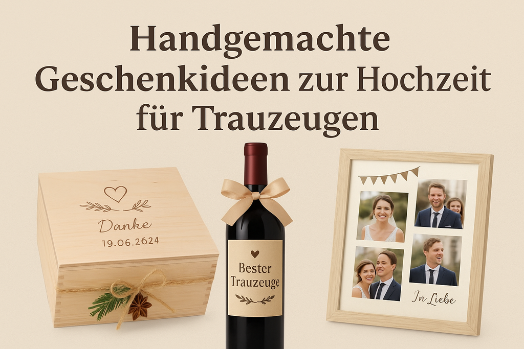 DIY Hochzeitsgeschenke für Trauzeugen 🎁 Persönlich & einzigartig