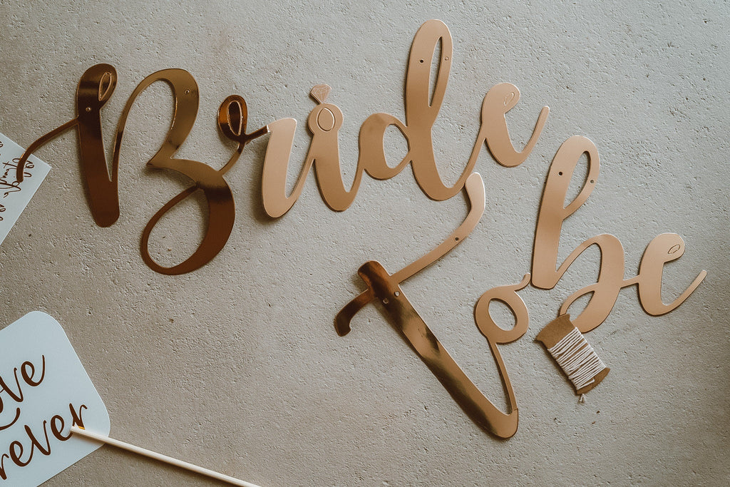 "Bride to be" Deko