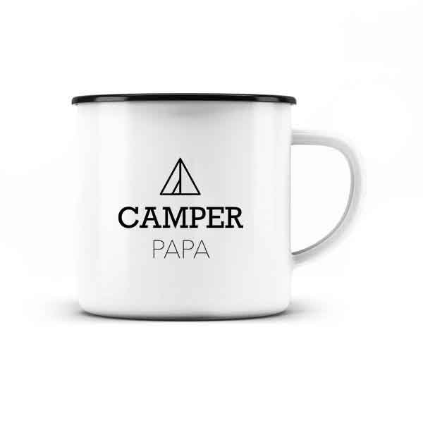 Camping Tasse, Tasse, Beschriftung, Camper Papa